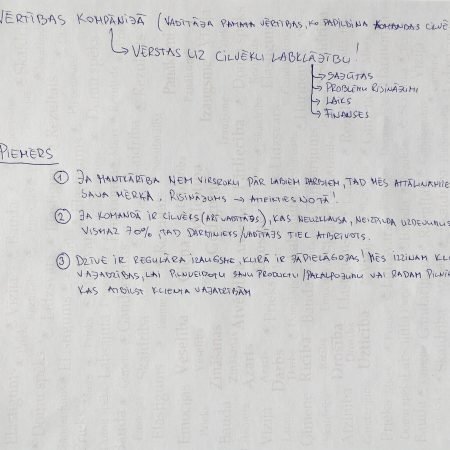 Ko mēs iegūstam, ja vadītājs ir apzinājis savas vērtības?